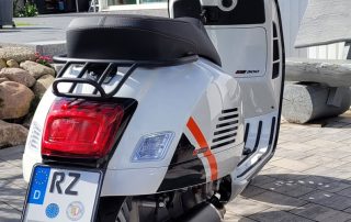 Vespa GTS Umbau Heckansicht