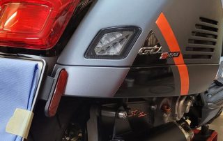 Vespa GTS mit Arrow Auspuff