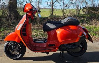 Vespa GTS Umbau Seitenansicht
